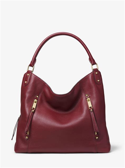 michael kors evie wallet|Evie Large Pebbled Leather Shoulder Bag .